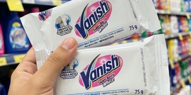 Tira Manchas Barra – Vanish Barra Tira Manchas 75g. Para Roupas Brancas, Sem Cloro, White, Remove As Manchas Sem Danificar O Tecido, Confie Em Vanish, Esqueça As Manchas
