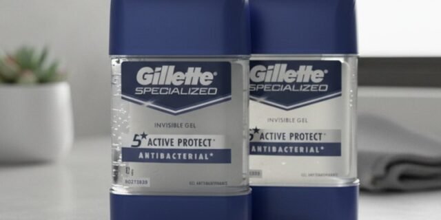 Gillette Desodorante Antitranspirante em Gel Antibacterial 82 g