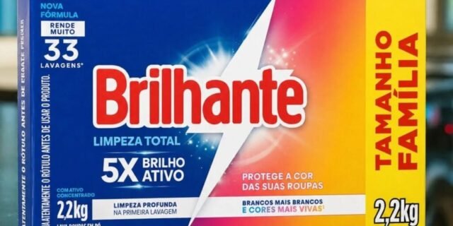 Brilhante Limpeza Total – Sabão Em Pó 2,2Kg