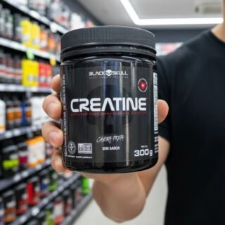 Creatine – Creatina Monohidratada – 300g – Black Skull