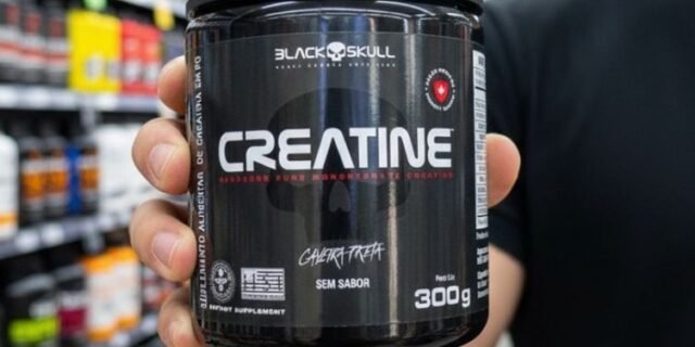 Creatine – Creatina Monohidratada – 300g – Black Skull