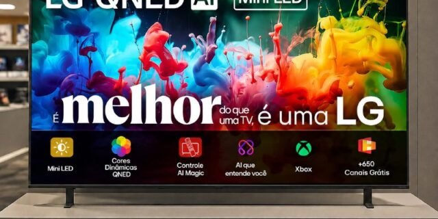 Smart TV 4K 75″ LG QNED Mini LED AI QNED70