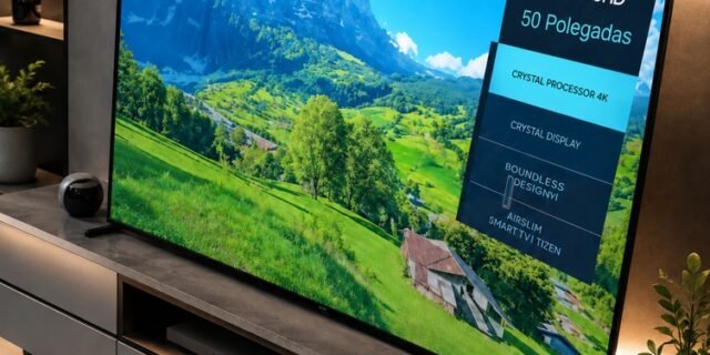 Samsung Smart TV 55″ Crystal UHD 4K U8100F 2025