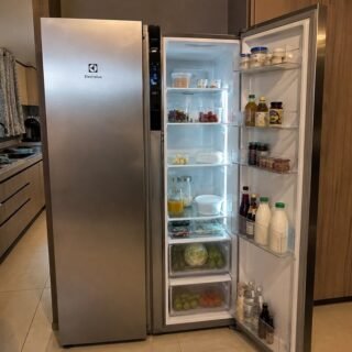 Geladeira Electrolux Side by Side Efficient com Tecnologia Autosense 435L (IS4S) 127V
