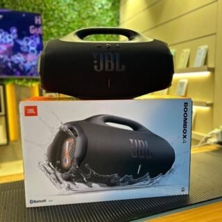 JBL, Caixa de Som, Boombox 4, Bluetooth, Som JBL Pro, AI Sound Boost, Graves Personalizáveis, Bateria de até 34h, IP68, Áudio Lossless – Preta