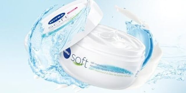 Nivea Creme Hidratante Soft 97g, Hidratação Suave 48h, Fórmula Leve E Refrescante, Rápida Absorção, Corporal E Facial