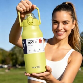 Garrafa Térmica Isolada a Vácuo De Aço Inoxidável 304 1700ML