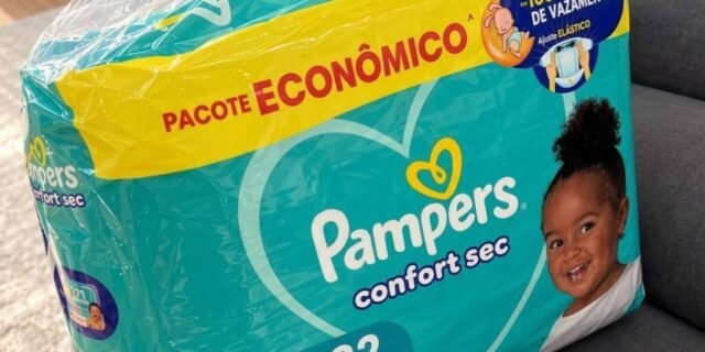 Fralda Pampers Confort Sec Tamanho XXG, 82 Unidades