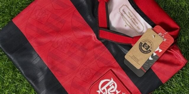 Camiseta Flamengo retrô 1996 home masculina