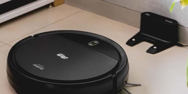 Wap Aspirador De Pó Robô W310 3 Em 1, 420ml Com Base Carregadora E Sensor Anticolisão E Antiqueda 30w Bivolt