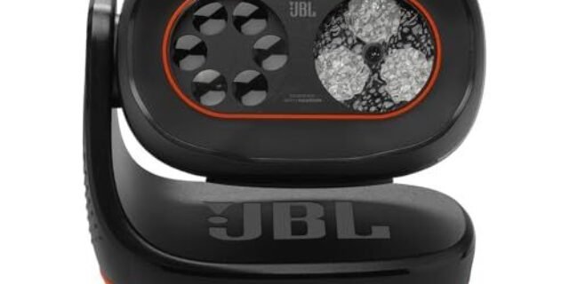 JBL, Luz para Festa Portátil, PartyLight Beam, Personalizável – Preto