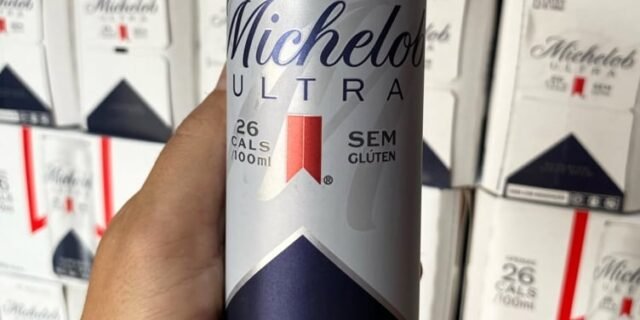 Cerveja Michelob Ultra, Lata 350ml, Pack com 8 unidades