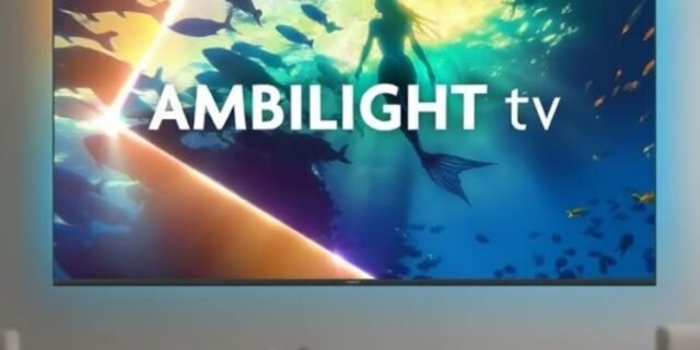 PHILIPS, Smart TV Ambilight 50″ 4K, Titan OS, 50PUG8100/78, Comando de Voz, HDR10+/Dolby Atmos, VRR/ALLM, Bluetooth