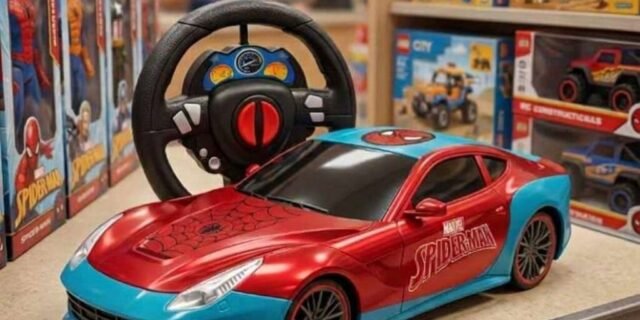 Candide, Carrinho de Controle Remoto com três funções, Homem-Aranha Autoracing
