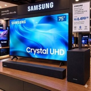 Samsung Combo Smart TV 58″ Crystal UHD 4K 2026 + Soundbar Samsung HW-B450F