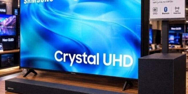 Samsung Combo Smart TV 58″ Crystal UHD 4K 2026 + Soundbar Samsung HW-B450F