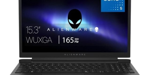 Notebook Gamer Alienware 15 15,3 WUXGA 165Hz, Intel Core 5 210H 8GB DDR5, 512GB SSD NVIDIA GeForce RTX 3050 6GB W11 DA15-C5210H-A10