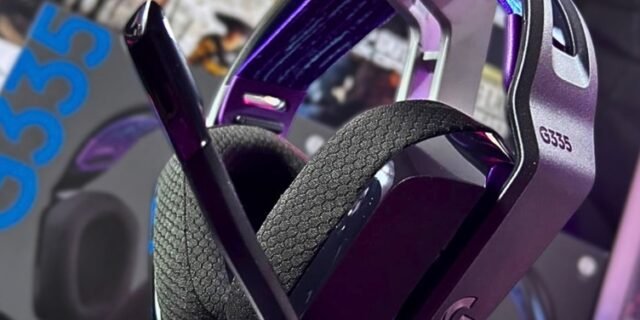 Headset Gamer Logitech G335 Com Almofadas Com Espuma De Memória, Design Leve E Conexão 3,5mm Para Pc, Playstation, Xbox, Nintendo Switch E Mobile – Preto