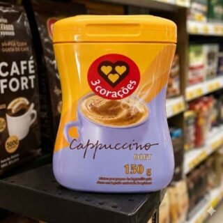 3 Corações Cappuccino Diet, 150g, Pó