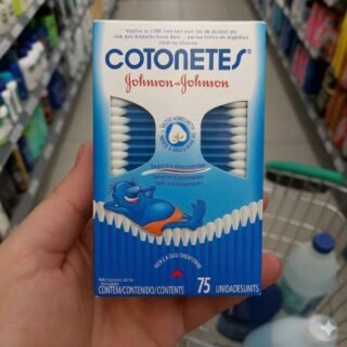 Cotonetes Hastes Flexíveis,75un