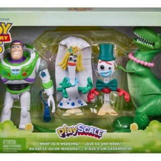 Figura Ação Pixar Ts5 Toy Story Jkv22 Pack 4 Personagens