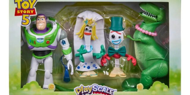 Figura Ação Pixar Ts5 Toy Story Jkv22 Pack 4 Personagens