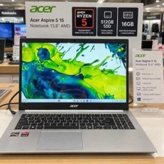 Acer Aspire 5 15 Notebook 15.6″ AMD Ryzen 5 512GB SSD 16GB