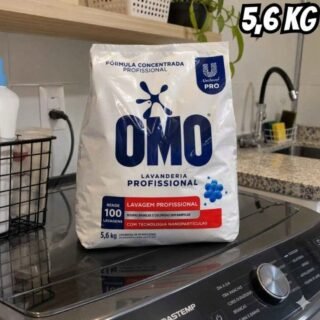 Lava Roupas Pó 5,6KG Omo Lavanderia Pro