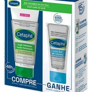 Kit Cetaphil Loção Hidratante 200ml + Loção de Limpeza 59ml