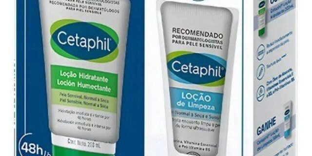 Kit Cetaphil Loção Hidratante 200ml + Loção de Limpeza 59ml