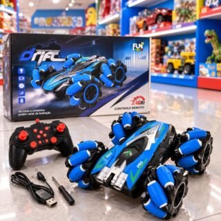 Carrinho Controle Remoto 9 Funções Drift Gira 360 Ninho Boy