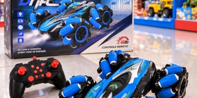 Carrinho Controle Remoto 9 Funções Drift Gira 360 Ninho Boy