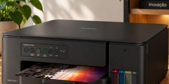 Impressora Multifuncional Brother Dcpt430w Tanque Tinta Wifi