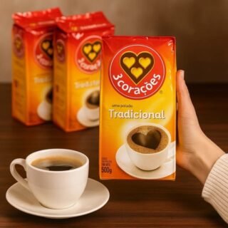 3 Corações Café Torrado E Moído Tradicional À Vácuo 250G