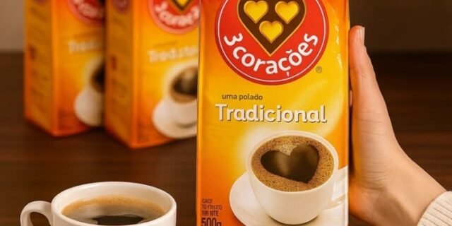 3 Corações Café Torrado E Moído Tradicional À Vácuo 250G