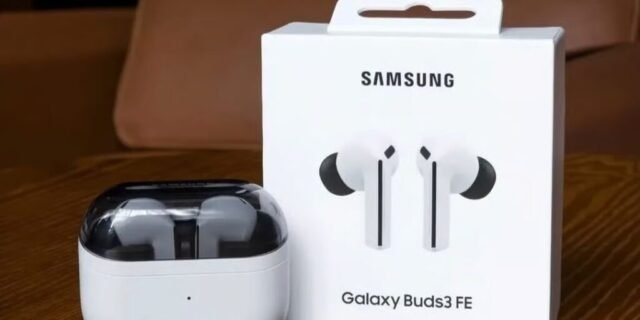 Samsung Galaxy Buds3 Fe, Fone De Ouvido Sem Fio, Cancelamento Ativo De Ruído, Galaxy Ai Cinza