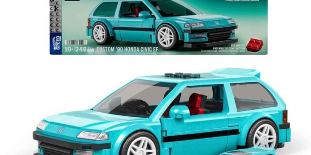 Mattel Brick Shop Hot Wheels 1990 Honda Civic EF Speed Series Custom