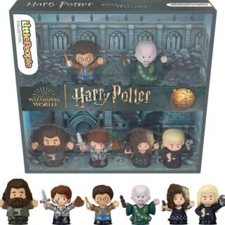 Little People COLLECTOR Conjunto de edição especial Harry Potter e as Relíquias da Morte para fãs, 6 bonecos em um pacote de exibição
