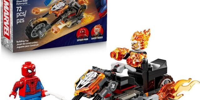 LEGO Marvel Homem-Aranha vs. Motocicleta Fantasma com Motocicleta 76335
