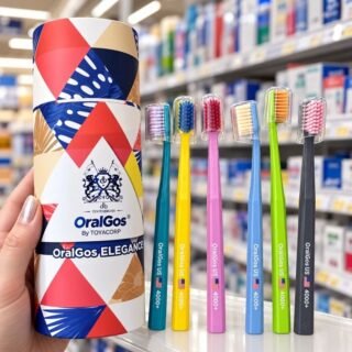 Oralgos Escova De Dentes Premium 6 Unidades Colorido, Cerdas Ultra Macias