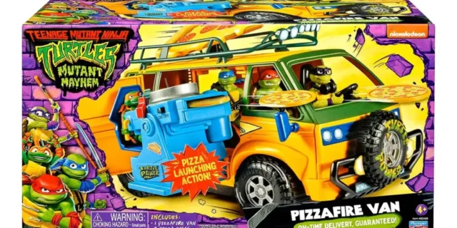 As Tartarugas Ninja – Veículo Van De Entrega De Pizza