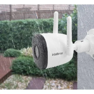 Câmera Inteligente Intelbras Im5 S 4mp Full Hd Ip67 Wi-fi Cor Branco
