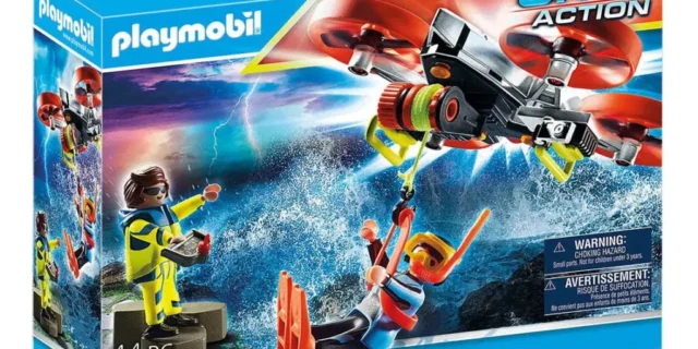 Playmobil Resgate Mergulhador Com Drone – City Action 70143