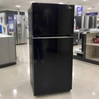 Geladeira Lg Gn-b392px 2 Portas 395 Litros Preta Inox