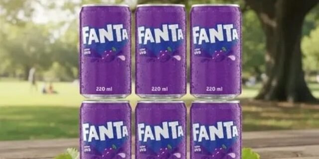 Pack de FANTA UVA LT 220ML 6 unidades