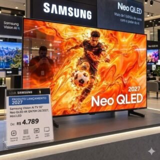 Samsung Vision AI TV 55″ Neo QLED 4K QN70H 26/2027, Mini LED