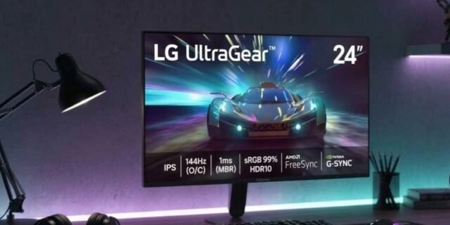 Lg Ultragear Monitor Gamer 24″ Ips 144hz (o/c) 1ms (mbr) Full Hd (1920×1080) Hdr10 Nvidia G-sync Amd Freesync, Preto – 24g411a
