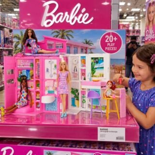 Barbie, Casa De Bonecas Glam Com Boneca, Para Meninas Acima De 3 Anos (vem Com 1 Boneca)