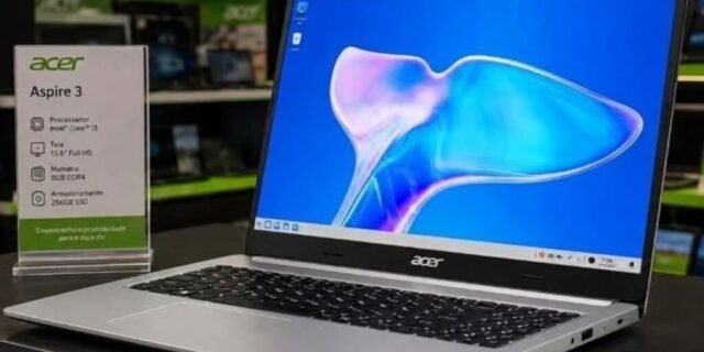Acer Notebook Aspire 5 AMD Ryzen 5 5500U 16GB SSD 512GB 15.6″ Full HD Linux Preto Alimentação CA Compatível c/ Mouse USB – A515-45-R478