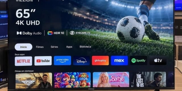 Smart TV 65′ RIG Vizzion BR65G3UA 4K UHD